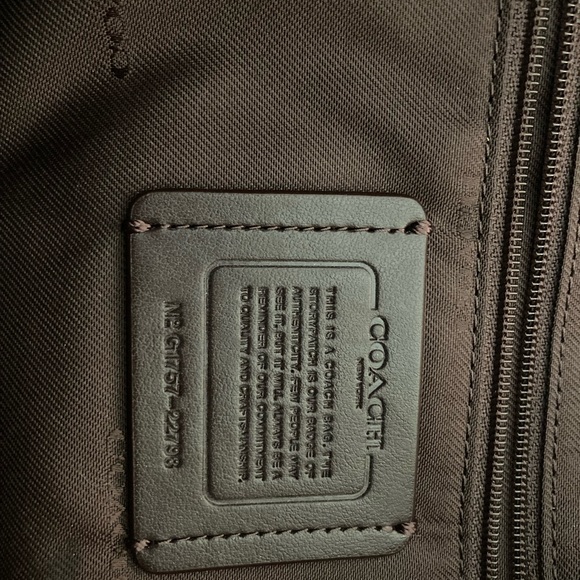 Coach Pebbled Leather/Suede Prairie Satchel, Primrose Color - Picture 15 of 16